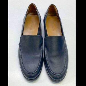 Everlane Black Leather Loafers Size 8